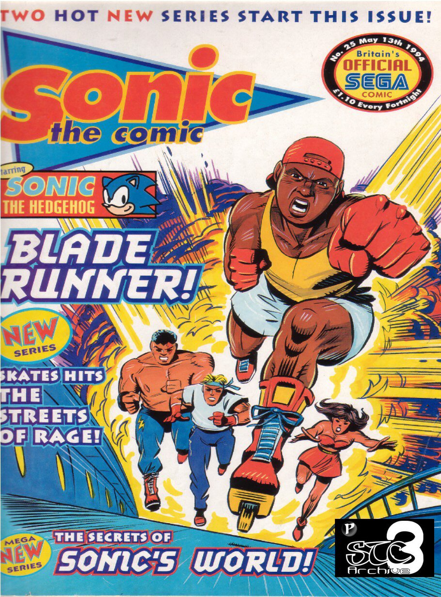 Sonic - The Comic Issue No. 025 Comic cover page